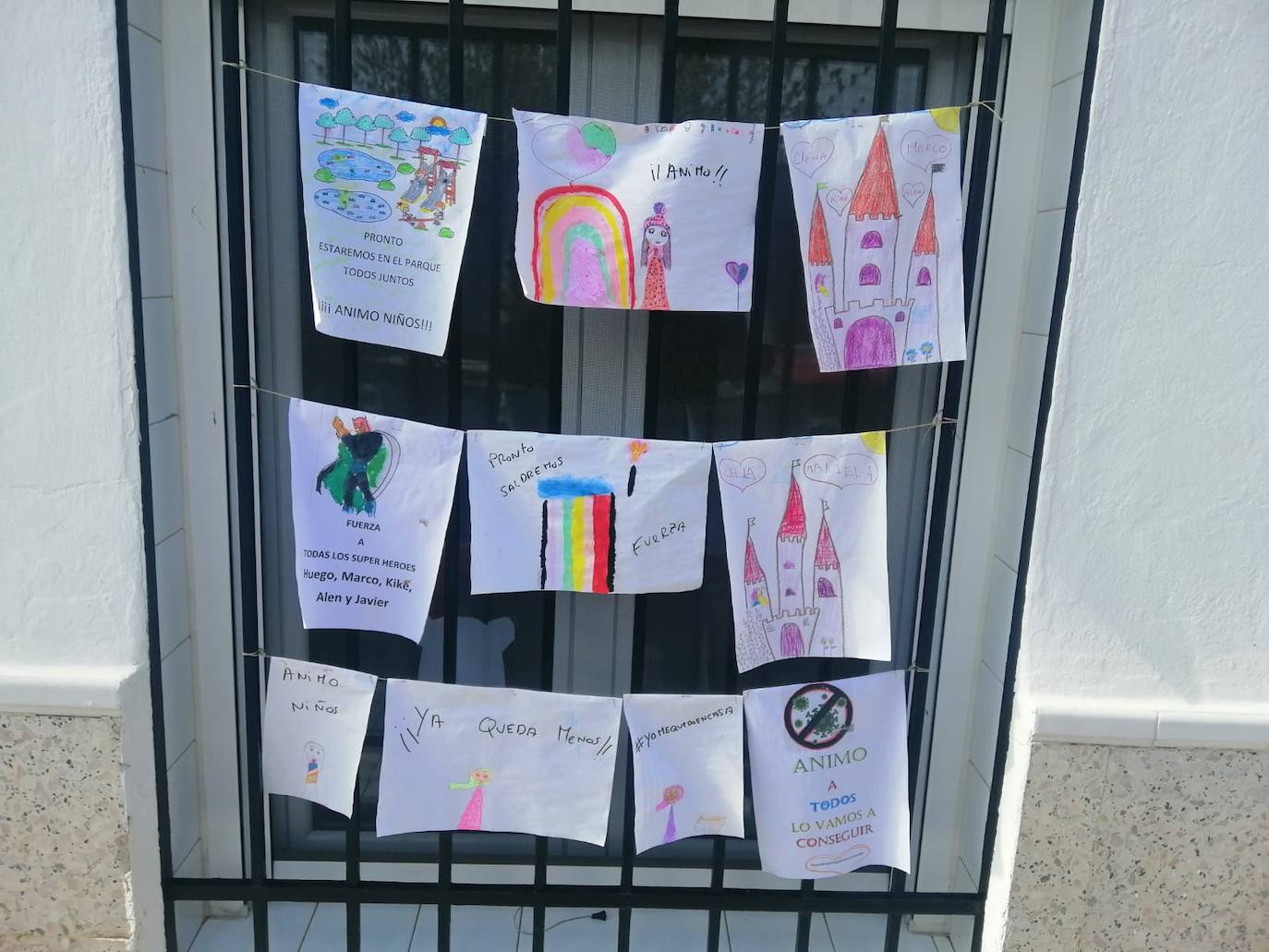 Ventana decorada