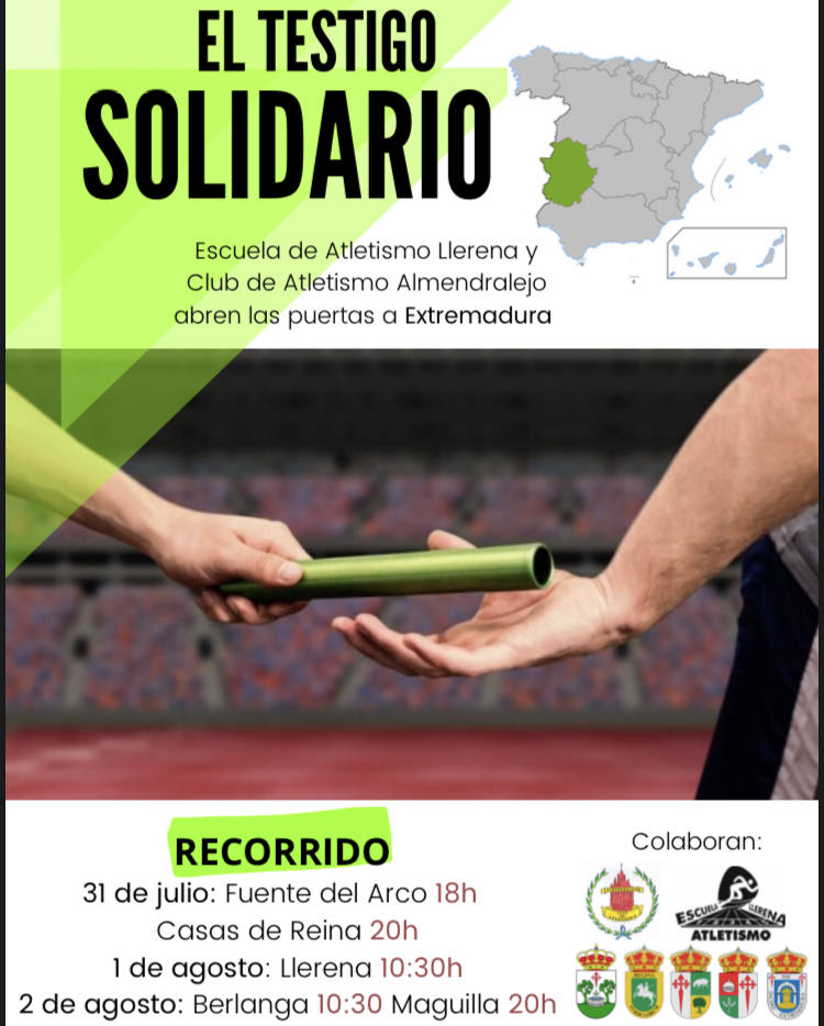 'El Testigo Solidario' hace parada en Llerena