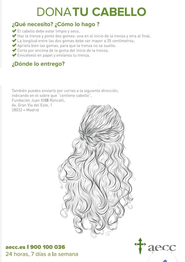 Dona tu cabello para AECC