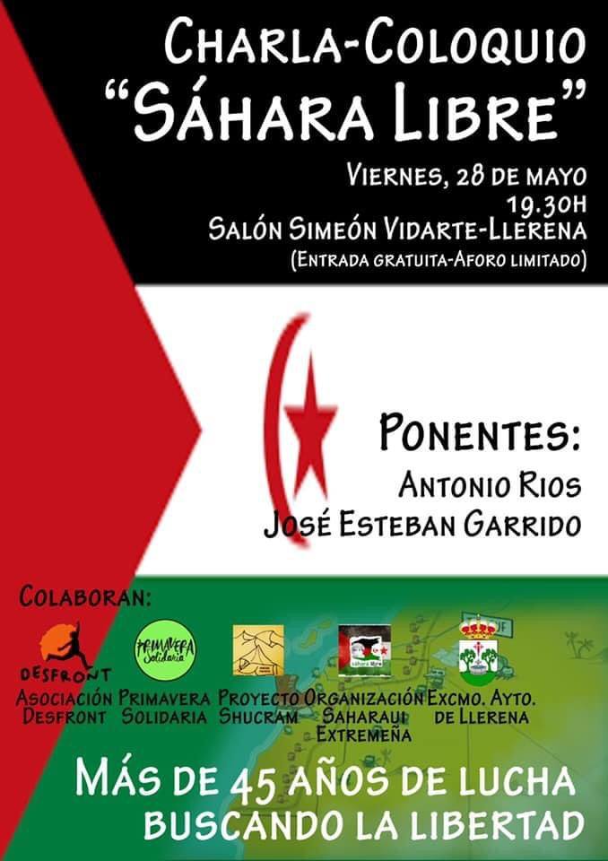 Coloquio sobre el Sahara libre este viernes