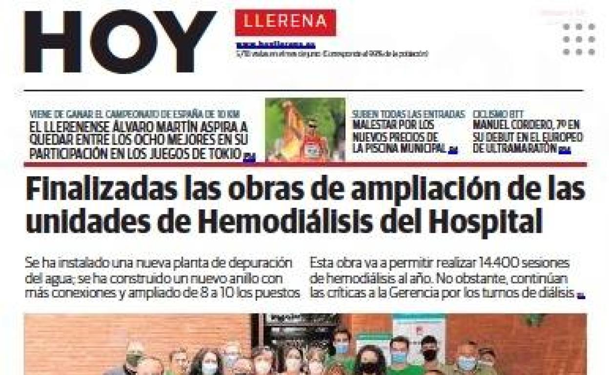 Ya disponible el nuevo número de HOY Llerena