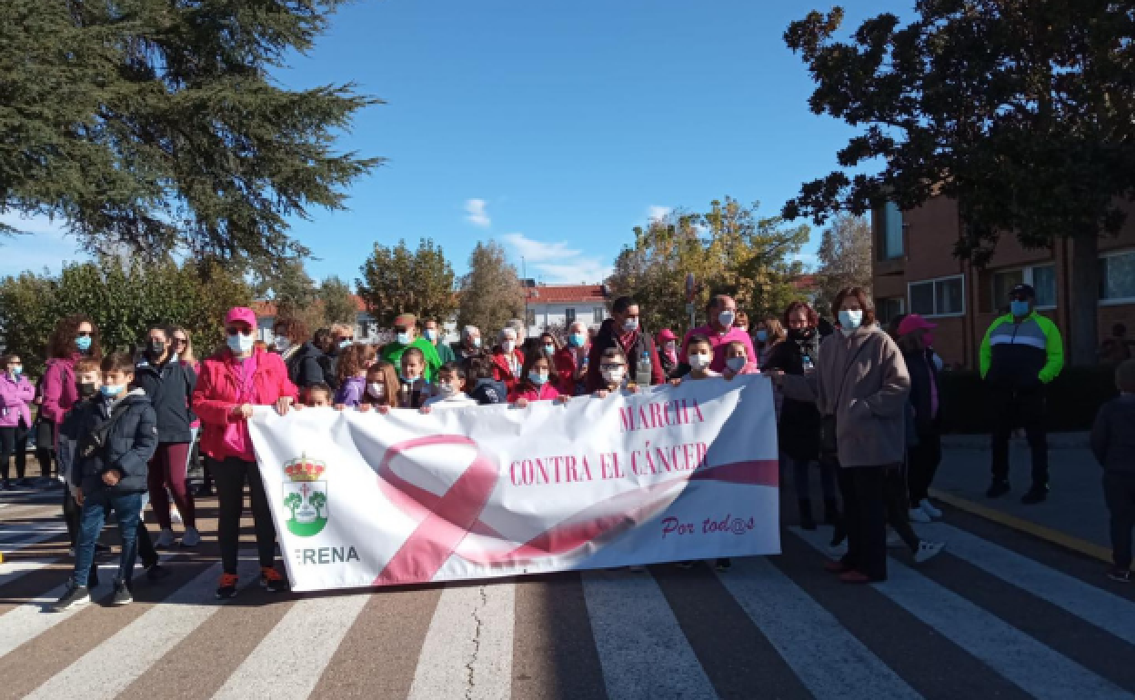 Marcha contra el Cáncer en Llerena.