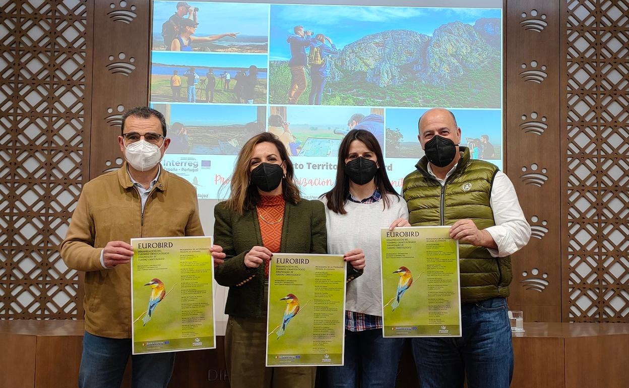 Presentación de Eurobird en la Diputación de la Badajoz.