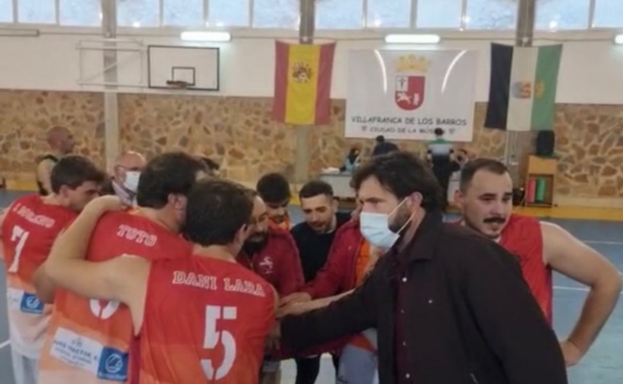 Equipo sénior del CB Campiña Sur en Villafranca el pasado sábado.