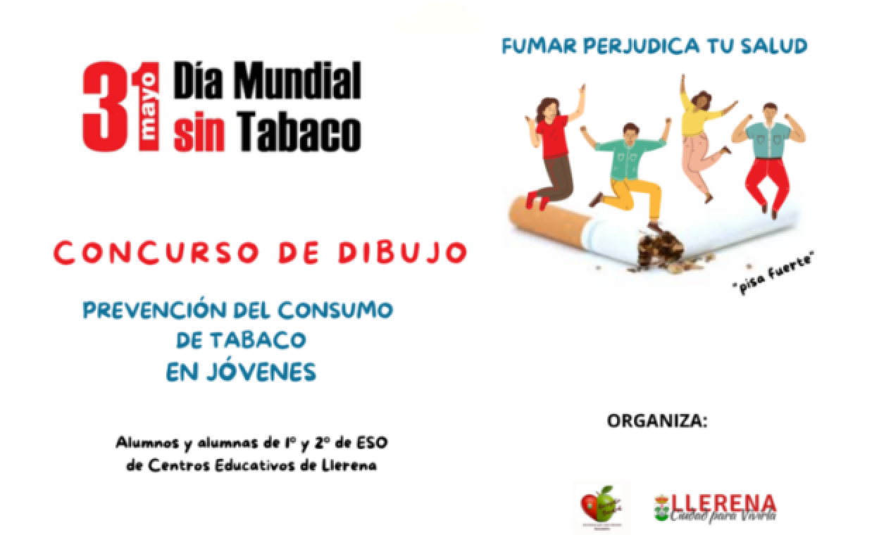 El Ayuntamiento organiza un concurso de dibujo sobre prevención del consumo de tabaco en jóvenes