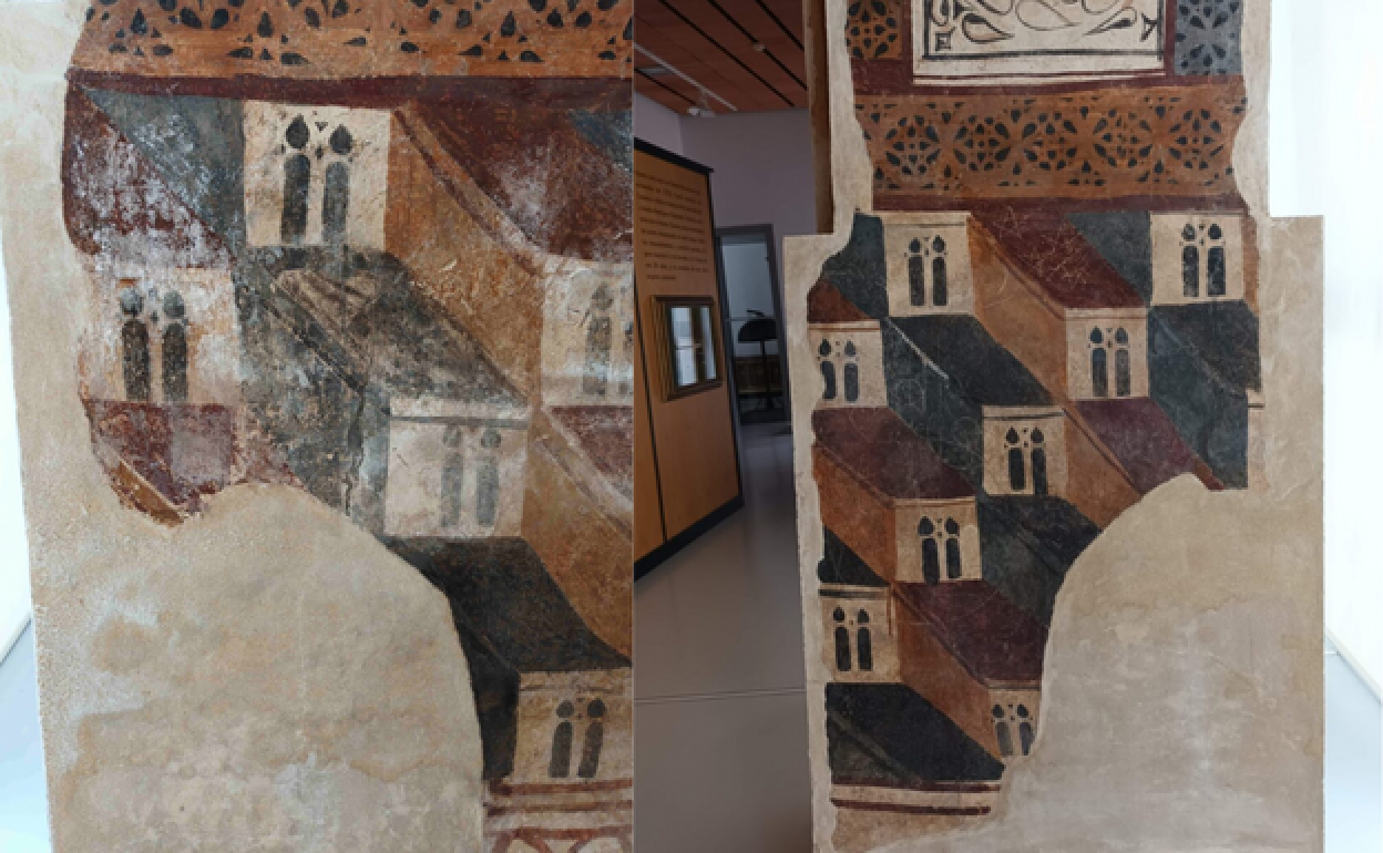 Antes y después de la pintura.