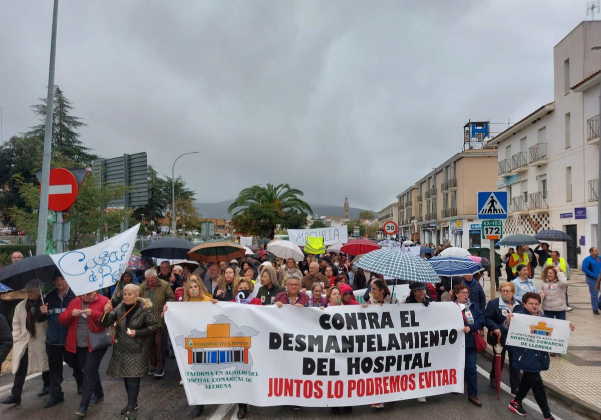 Marcha por el hospital celebrada el pasado noviembre.