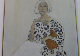 Leila Alonso, ganadora del IV Certamen de Pintura Juan de Zurbarán