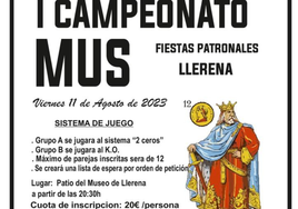 Llerena celebra la primera edición del Campeonato de Mus Fiestas Patronales