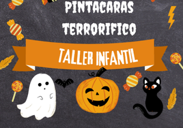 El próximo 27 de octubre, Taller infantil de pintacaras terrorífico