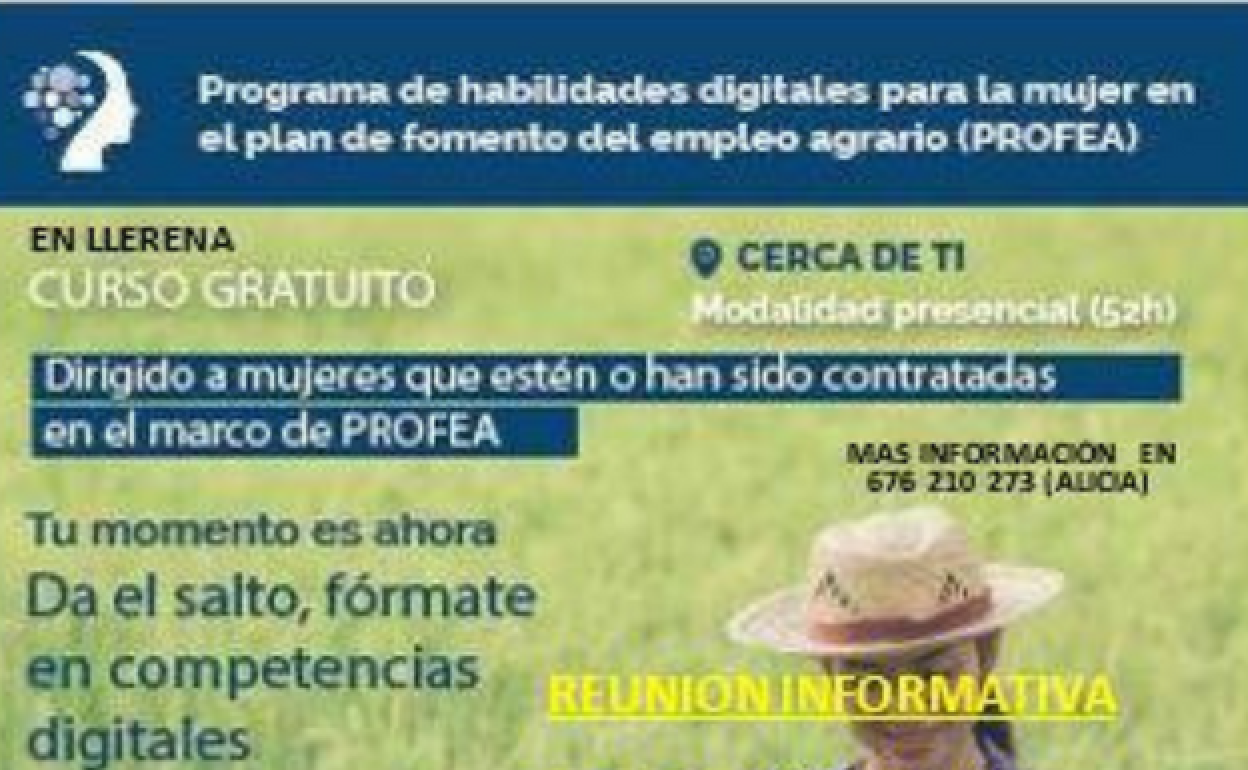 Este martes, reunión informativa sobre un curso de habilidades digitales