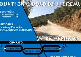 Abiertas las inscripciones para el I Duatlón Cross Ciudad de Llerena