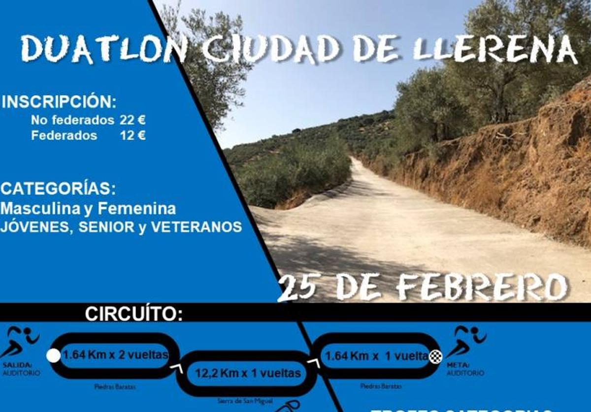 Abiertas las inscripciones para el I Duatlón Cross Ciudad de Llerena