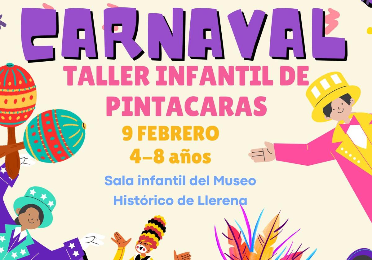 Este viernes, taller infantil de Carnaval