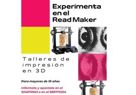 Experimenta y la biblioteca Arturo Gazul organizan un taller de impresión en 3D