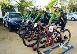 Manu Cordero defiende su liderato de la Copa de España XCM en Jerez de los Caballeros
