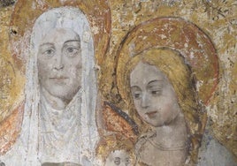 La Junta anuncia un plan de recuperación de las pinturas murales de la iglesia de Santiago