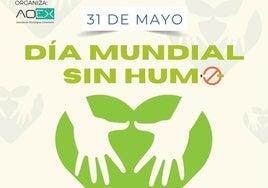 AOEX celebra en Llerena el Día Mundial sin Humo