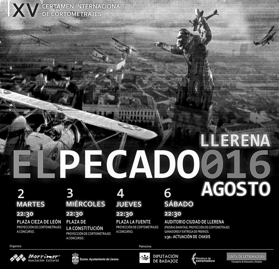 Cartel de la XV edición de El Pecado