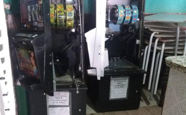 Los ladrones reventarosn las tragaerras 
