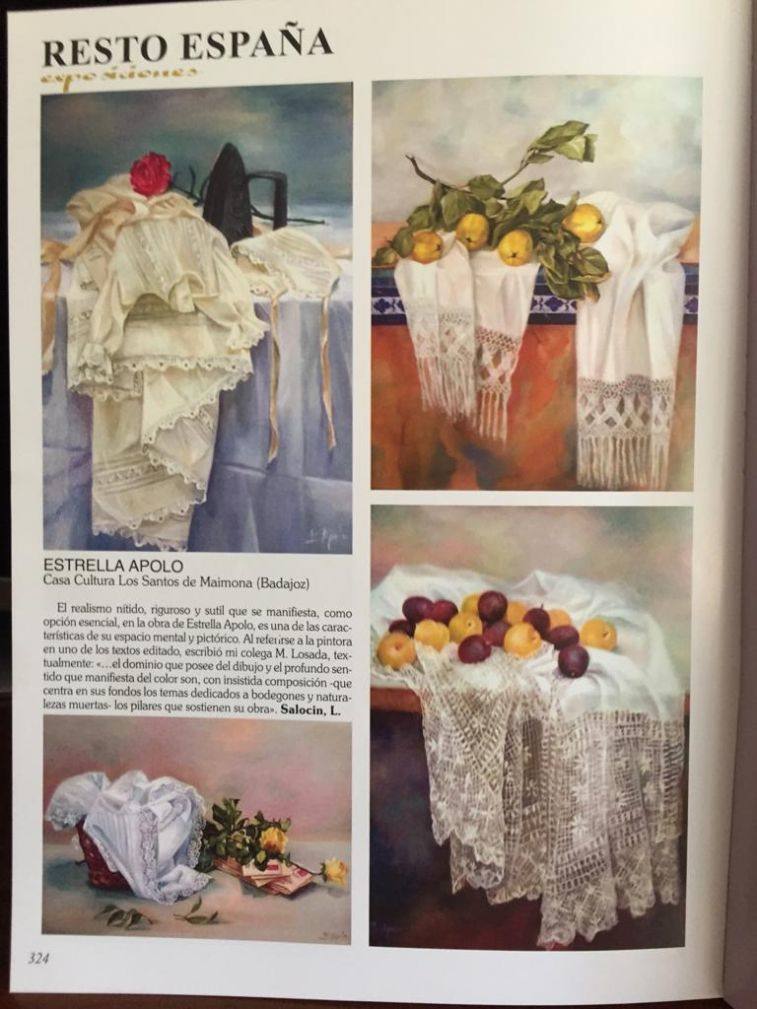 Página de la Revista dedicada a Estrella Apolo 