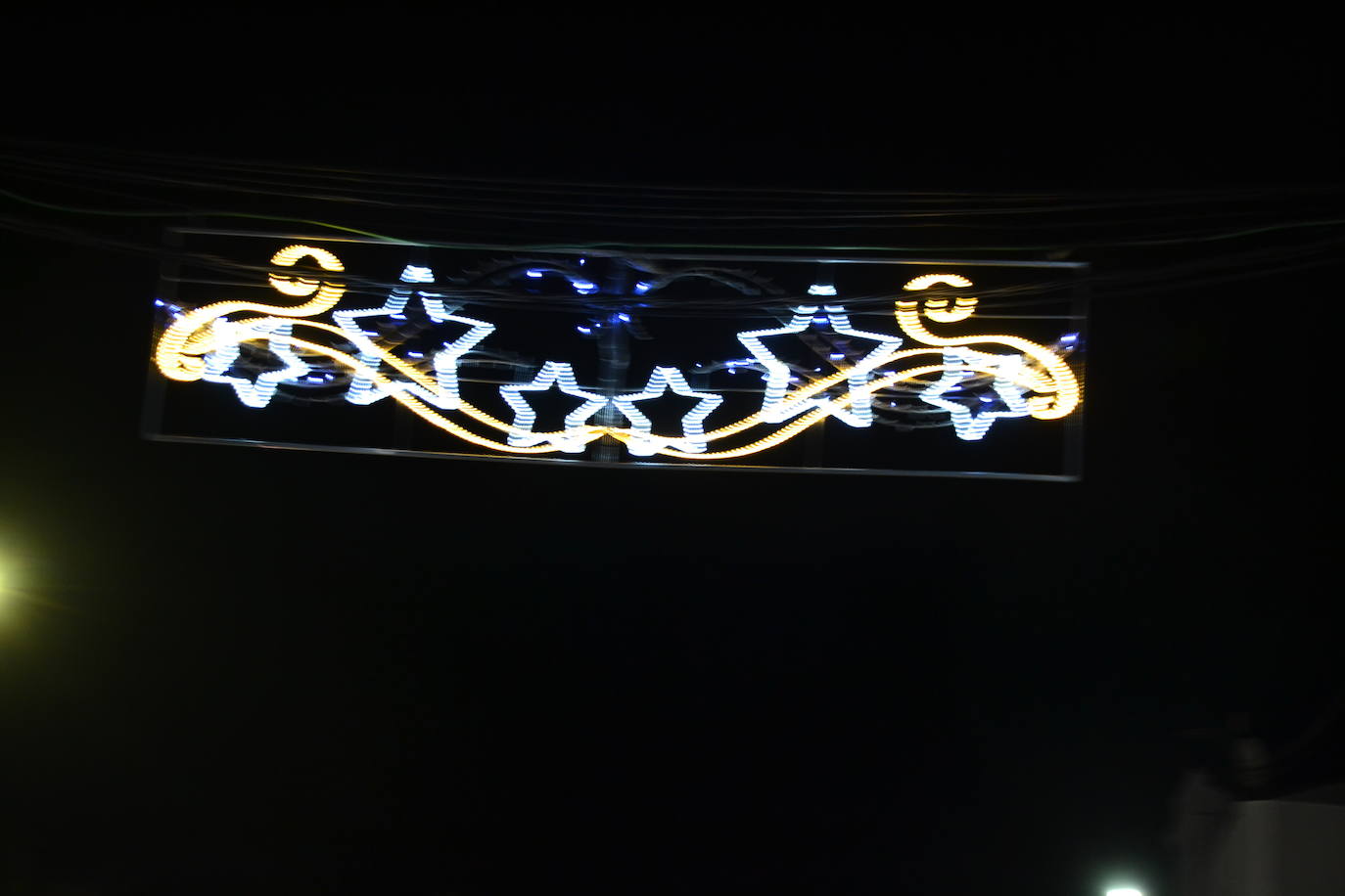 Las luces de Navidad tambien se apagaron en la zona 