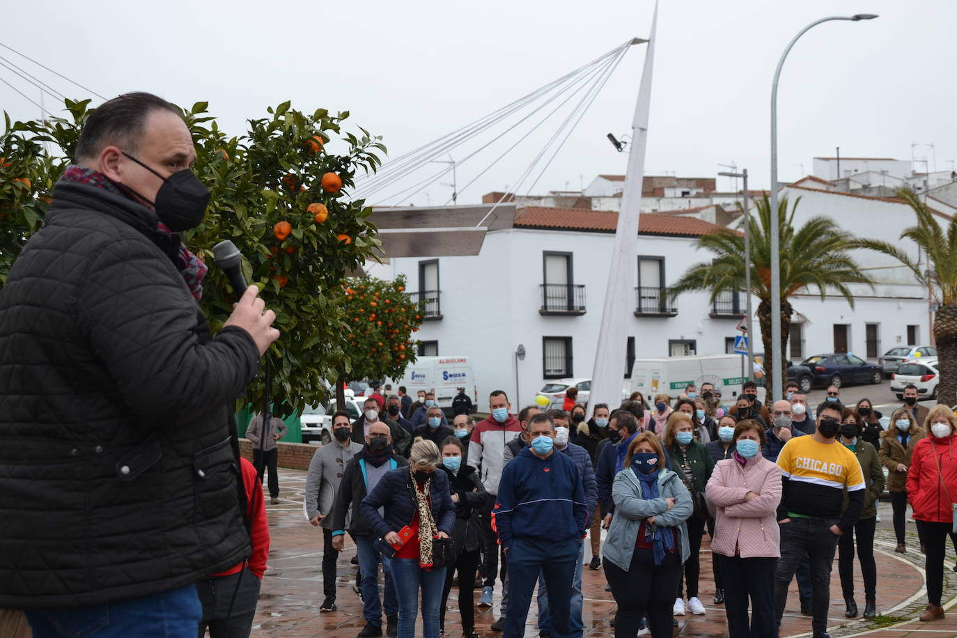 Final de la manifestación y lectura del manifiesto 