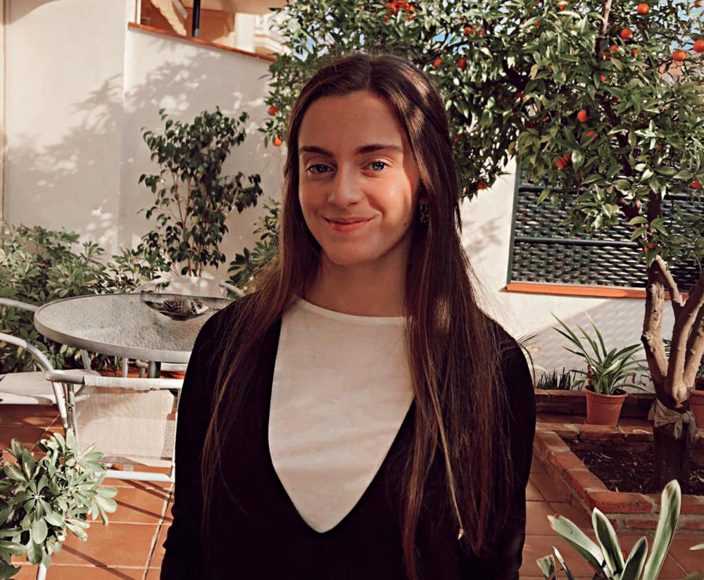 Paula marín en foto de archivo 