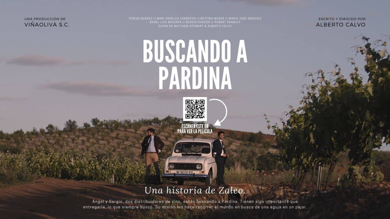 Cartel del cotrometraje 'Buscando a Pardina' dirigido por Alberto Calvo 