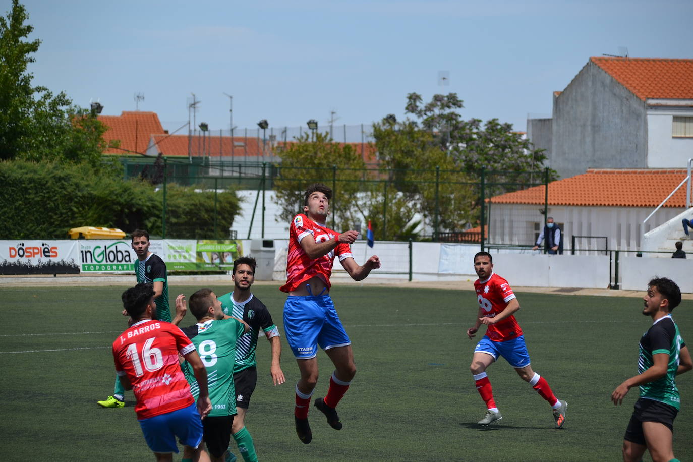 Abel en una jugada de campo 