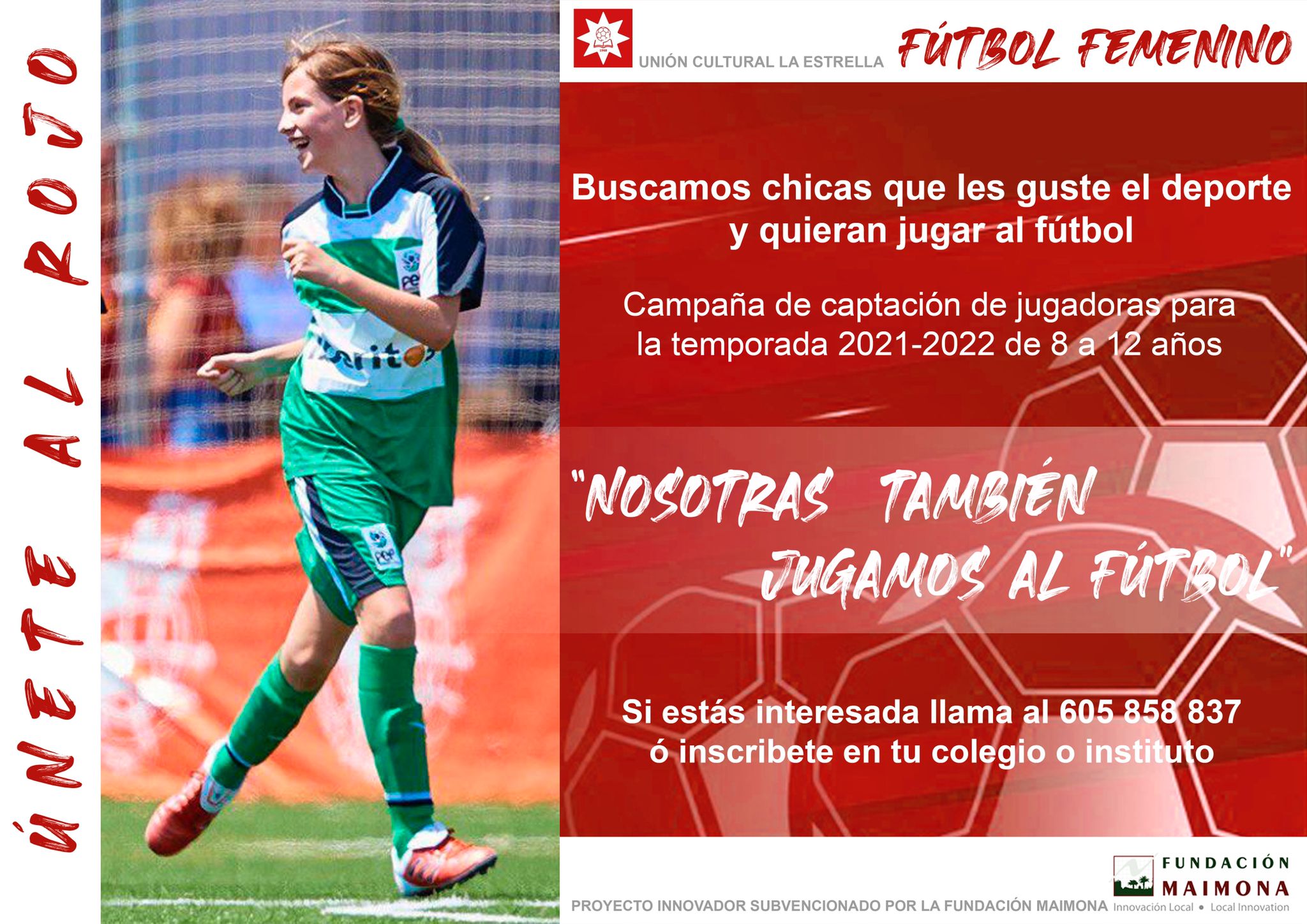 Cartel con el que se da inicio al proyecto de Juan Gonzalez, como protagonista nuestra querida Elena Pachón.