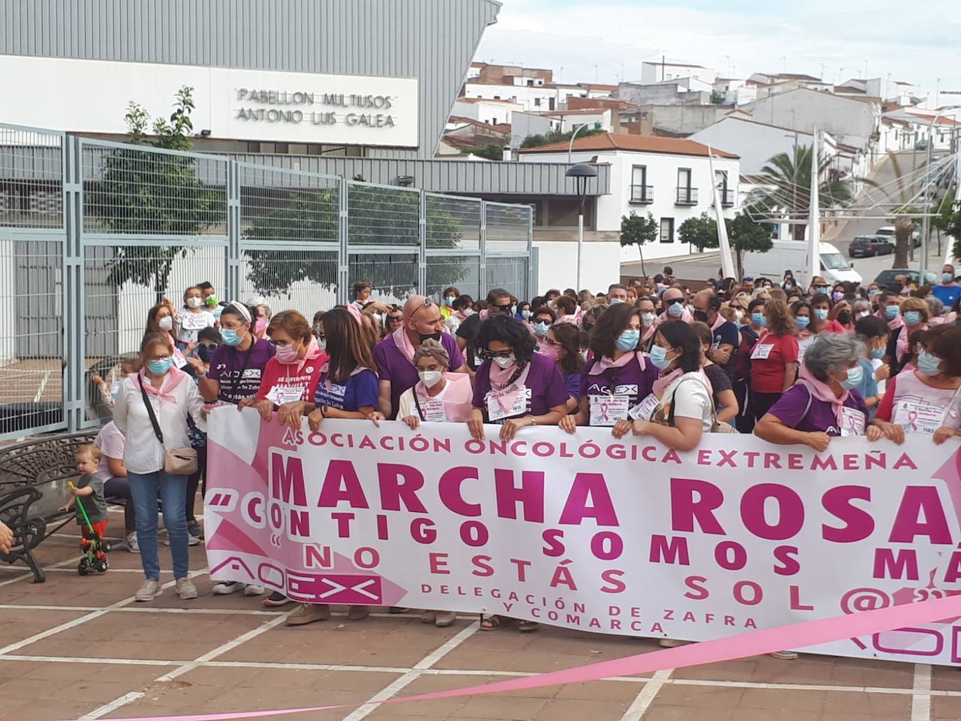 I Marcha Rosa Solidaria en Los Santos 