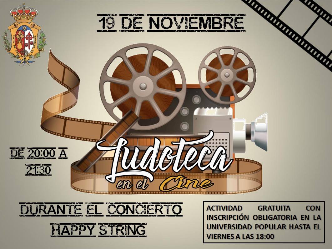 Cartel de la 'Ludotecas de Barrio' de este viernes 