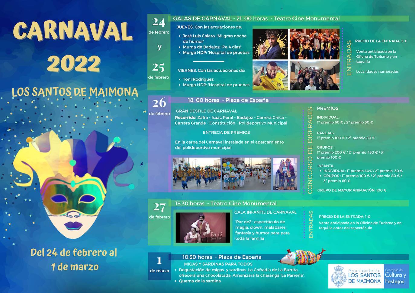 Programa del Carnaval santeño 2022 