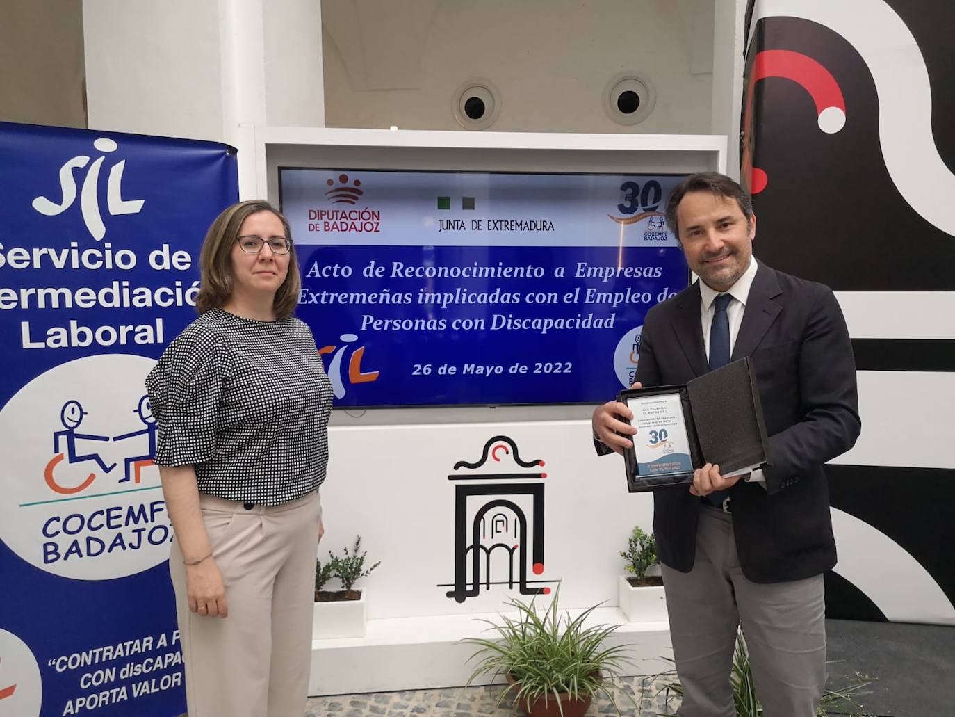 Entrega del reconocimiento 