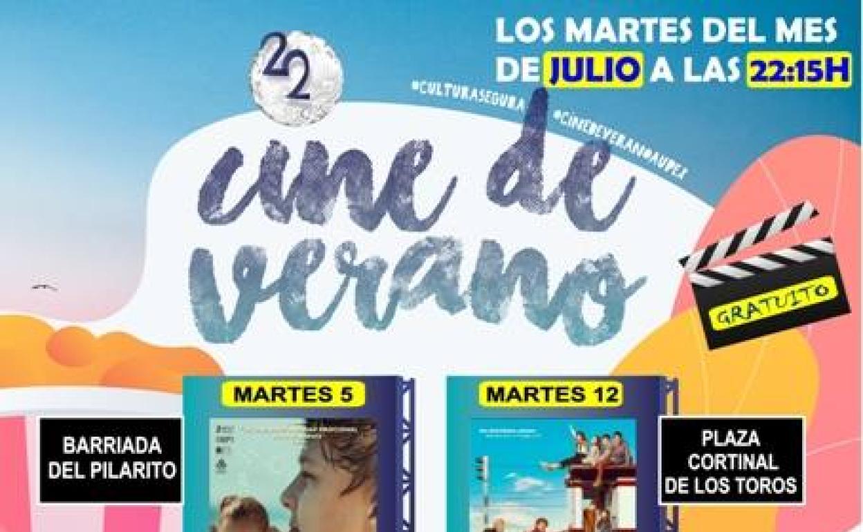 Este martes, cine de verano en el Cortinal de los Toros
