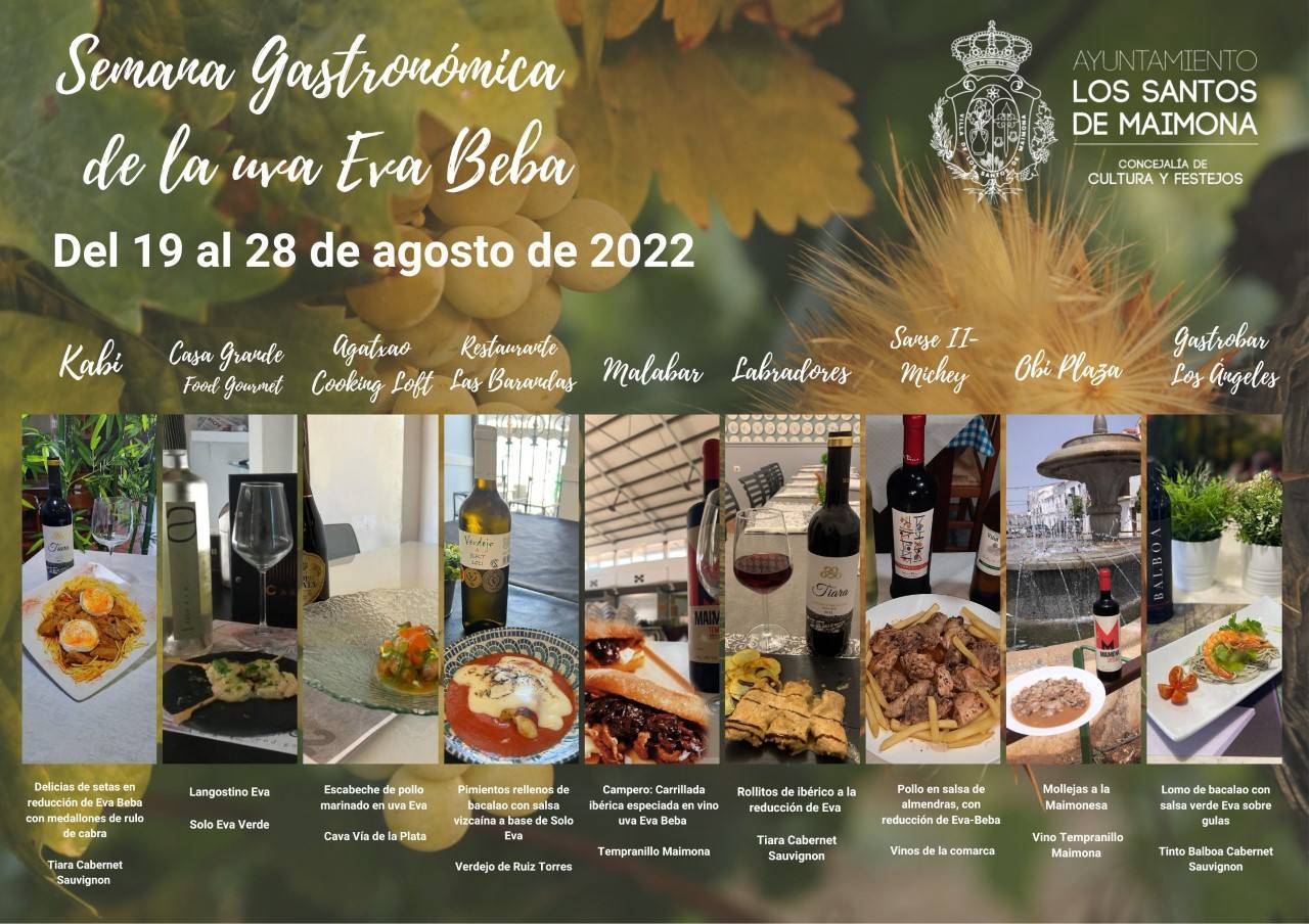 Cartel anunciador de la Semana Gastronómica 