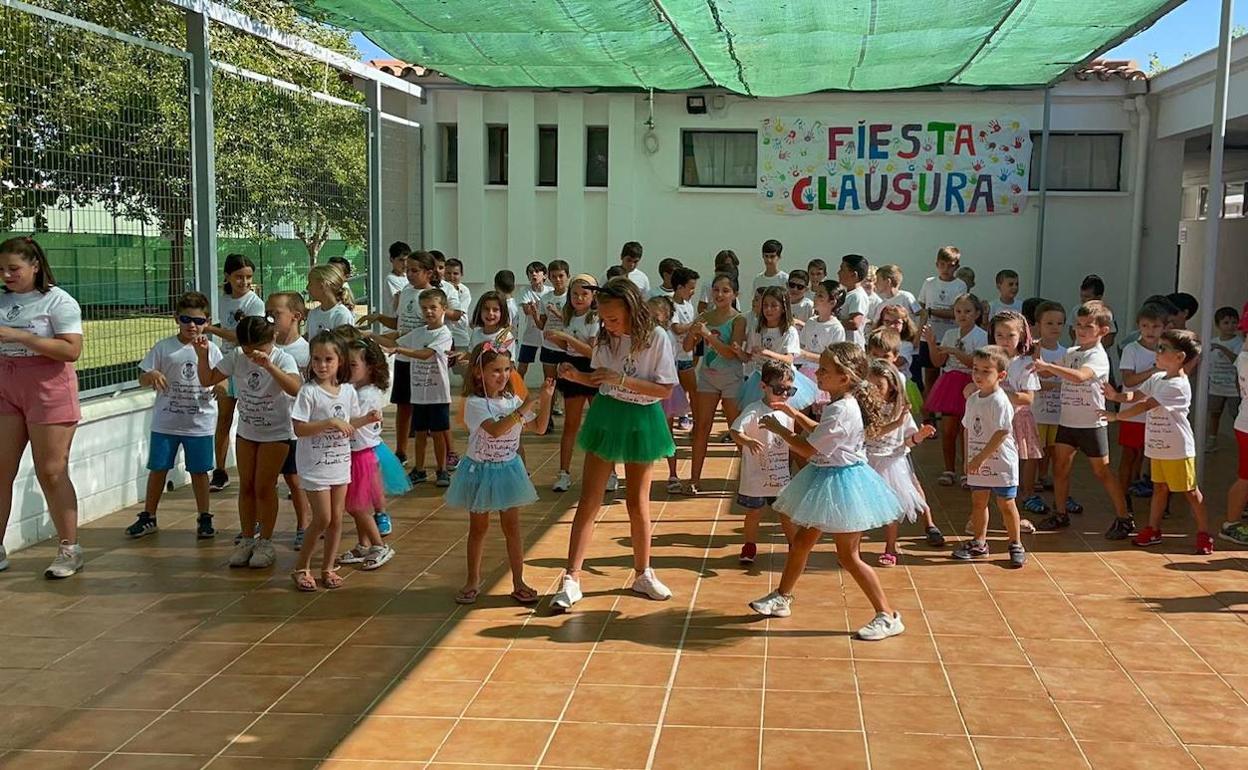 Un momento de la fiesta de clausura 