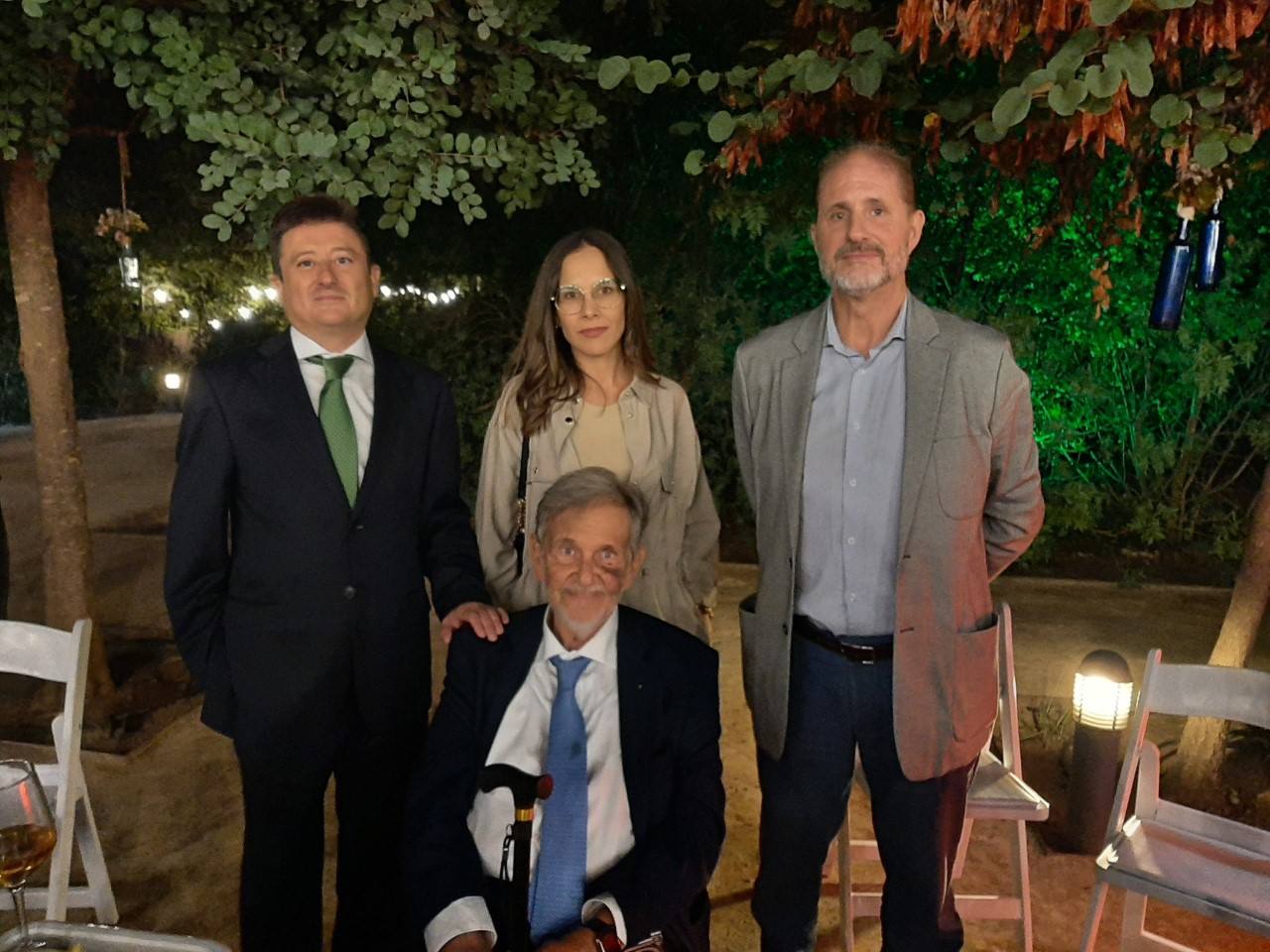 Con miembros de Fundación Maimona 