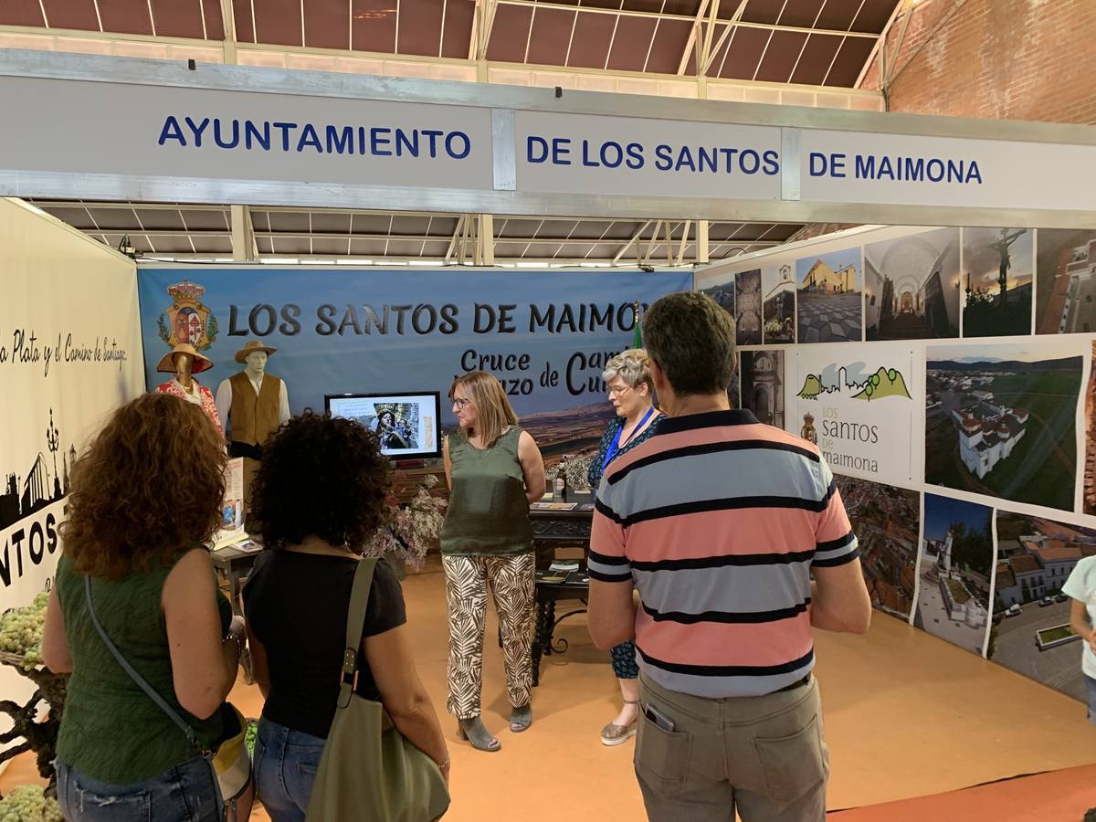 Stand de Los Santos de Maimona en le FIG 2022 
