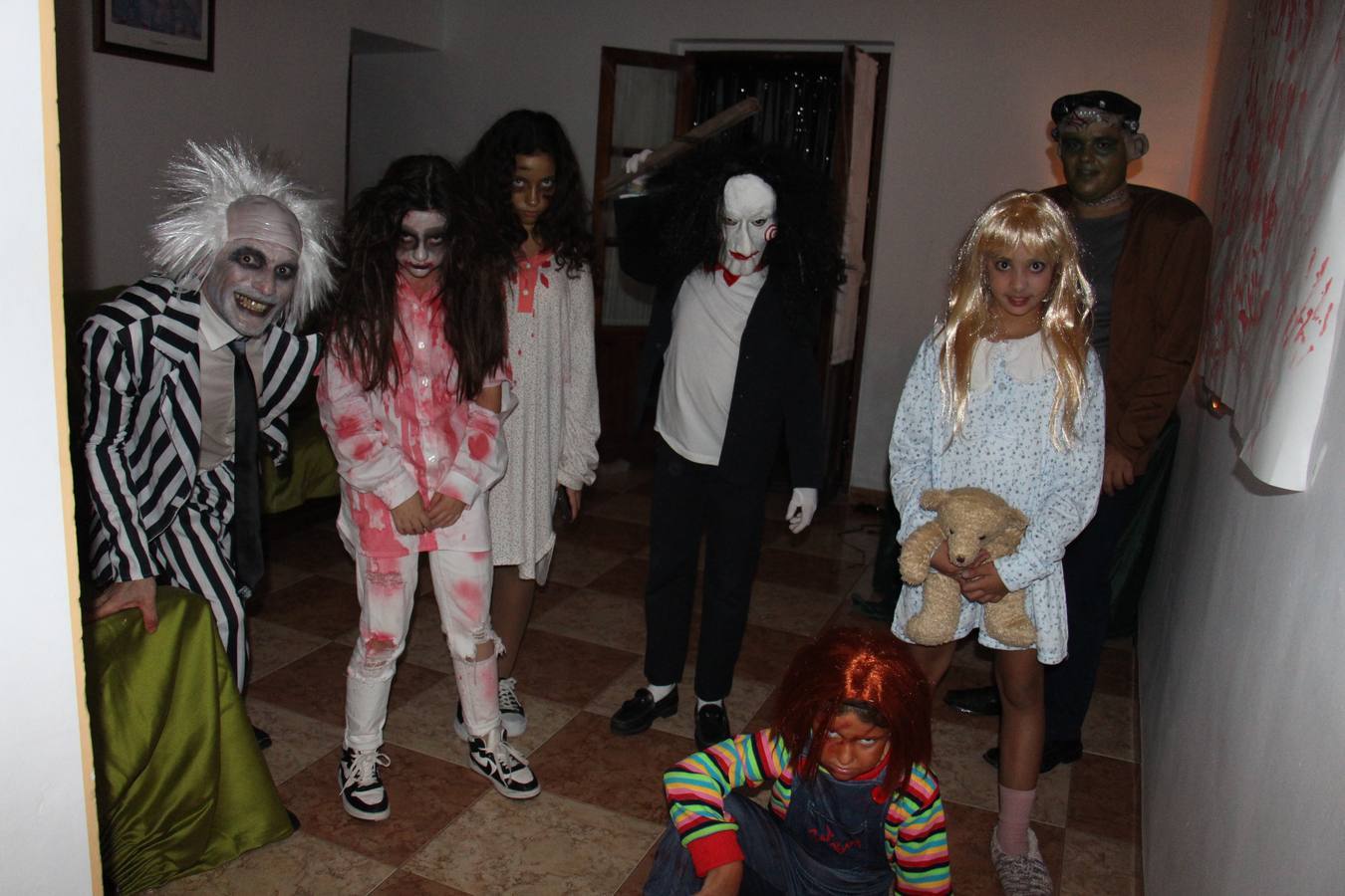 Pasaje de terror 'Tus pesadillas cobran vida' en la Casa de la Cultura de Los Santos de Maimona 