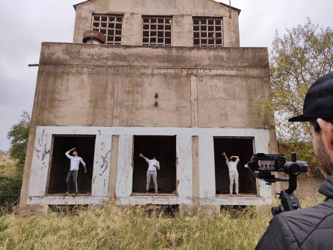 Grabación del videodanza Sacudirse el polvo 