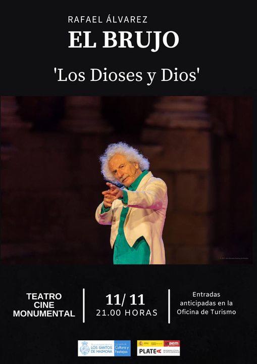 Cartel del espectáculo de 'El Brujo' 