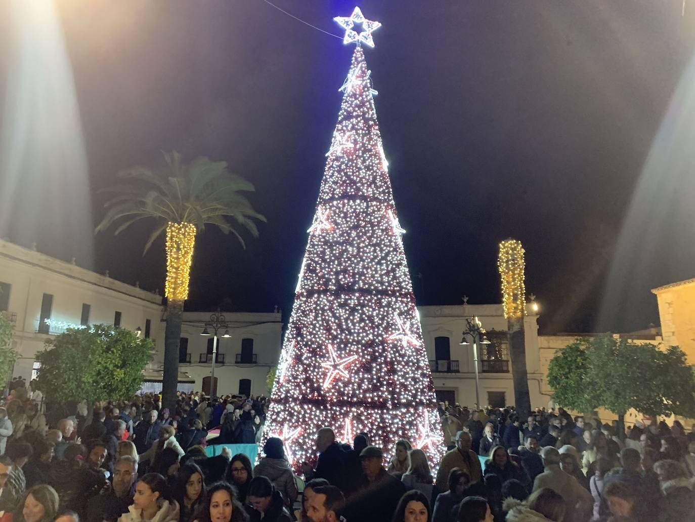 Alumbrado navideño de Los Santos de Maimona 