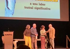 Entrega del premio en Madrid