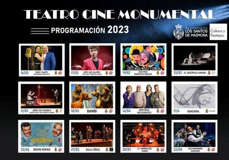 El Ayuntamiento programa hasta agosto teatro y música a través de la Red de Teatros