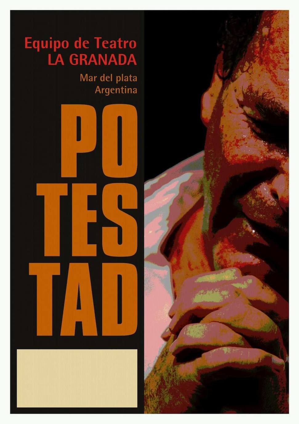 «Potestad» de Eduardo Pavlovsky se puede ver esta tarde en Sala Guirigai