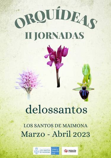 Cartel de las II Jornadas Orquídeas