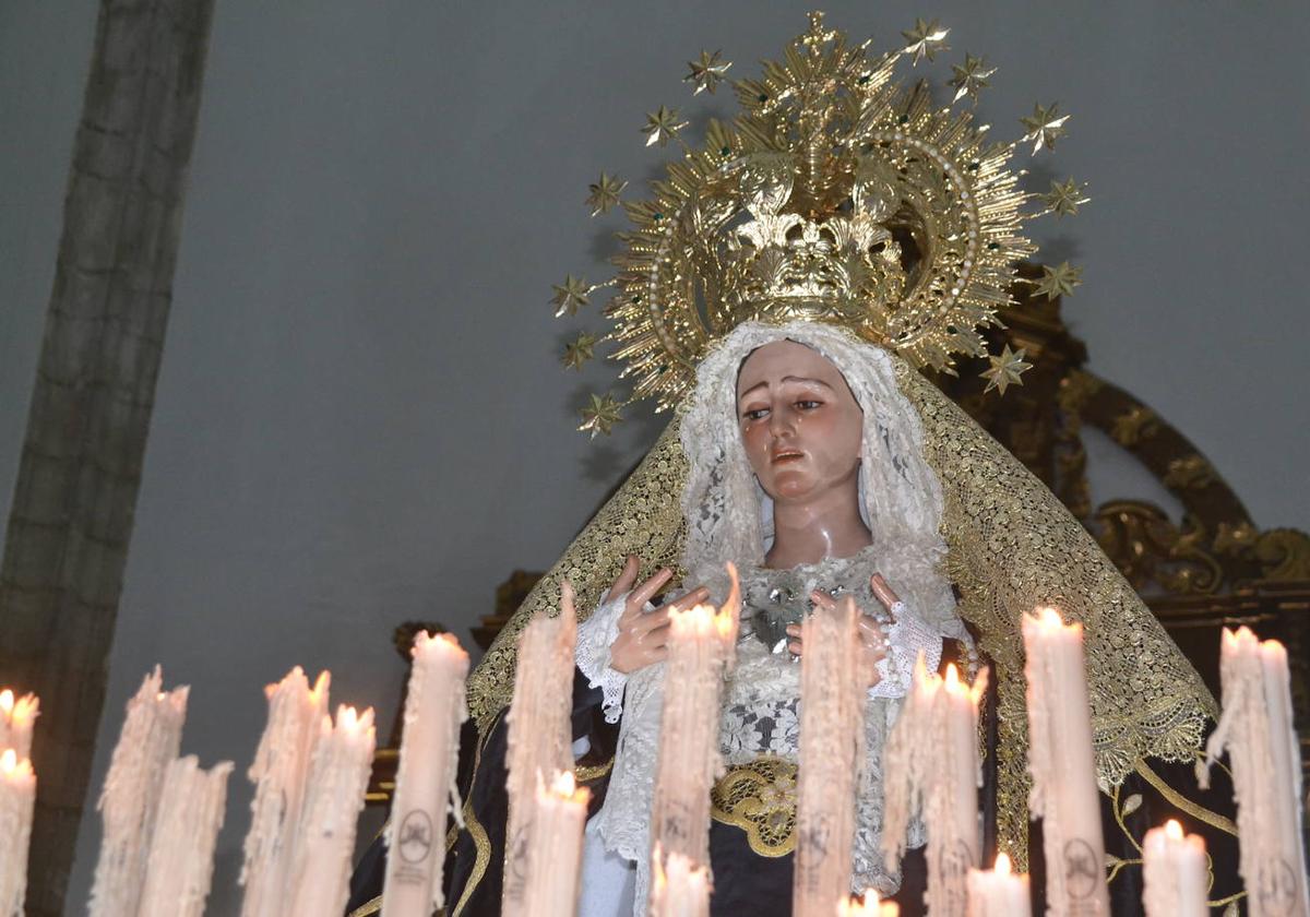 La Virgen de los Dolores en Semana Santa