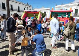 Buen ambiente en la plaza